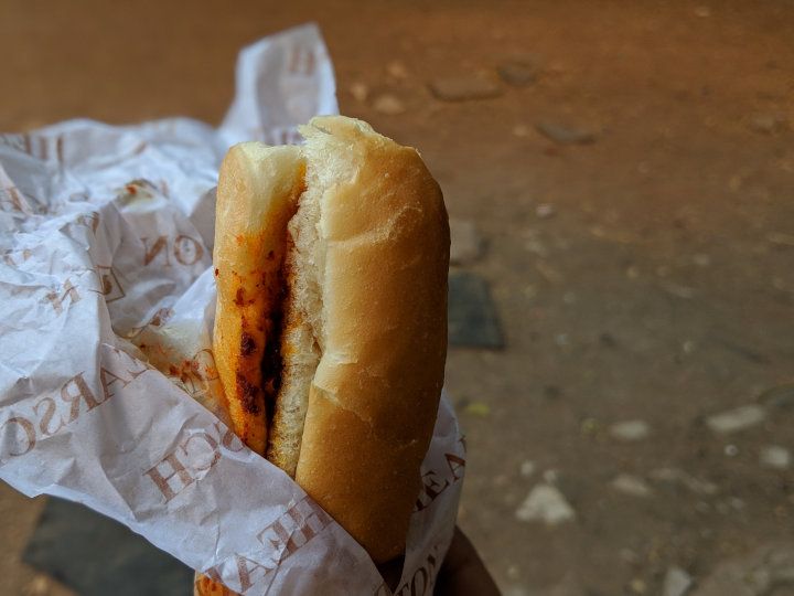 Mutton Roll At Hearsch Bakery