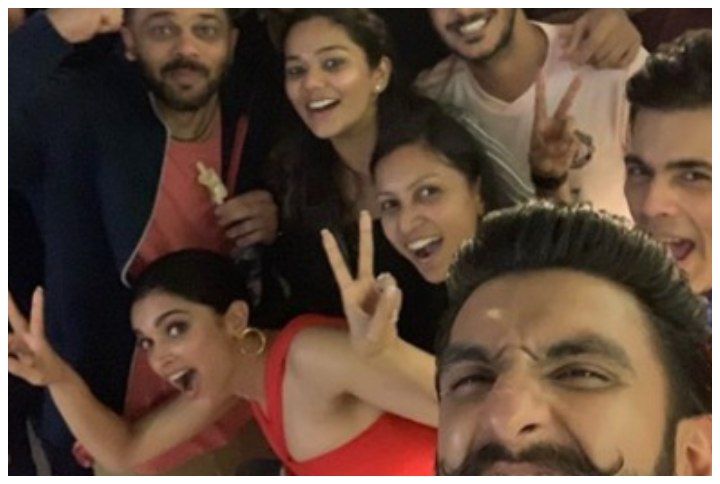 Photos: Deepika Padukone Poses With Ranveer Singh And Team Simmba For Some Epic Selfies