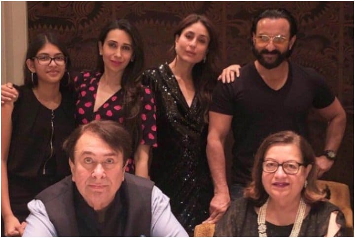 Photos: Karisma Kapoor, Kareena Kapoor, Saif Ali Khan & Others Celebrate Randhir Kapoor’s Birthday
