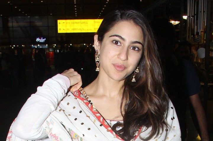Sara Ali Khan Dons An Apt Desi Look For The Day
