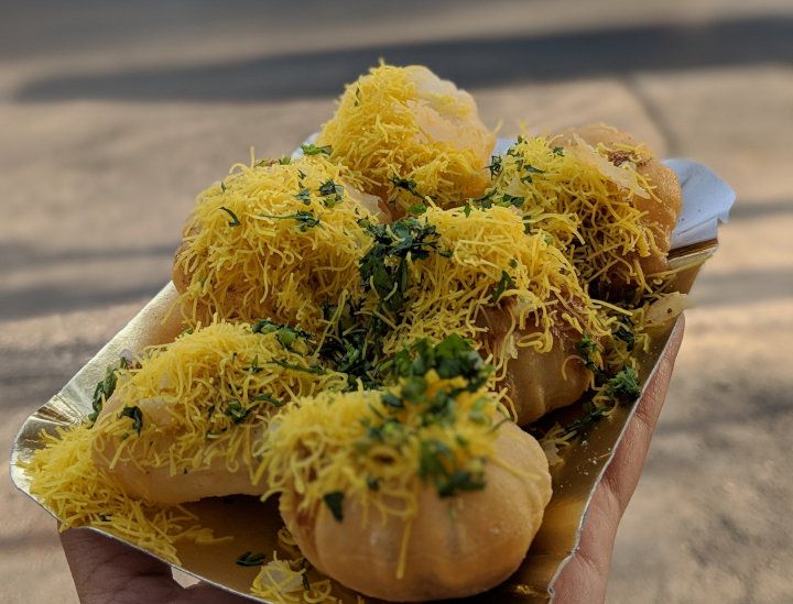 Sev Puri At Ranjit Chaatwalla