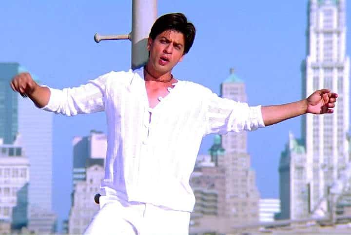 Shah Rukh Khan in a still from Kal ho Na Ho