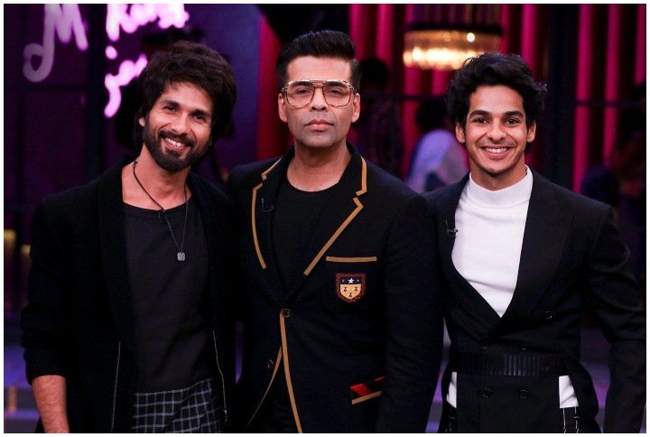 Shahid Kapoor, Karan Johar, Ishaan Khatter