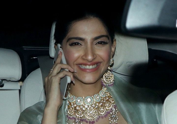 Sonam Kapoor Dresses Up A Summer Outfit For A Desi Wedding Look
