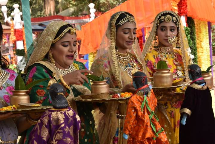 Yeh Rishta Kya Kehlata Hai Gangaur celebration