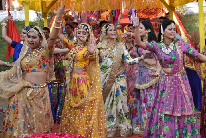 Yeh Rishta Kya Kehlata Hai Gangaur celebration