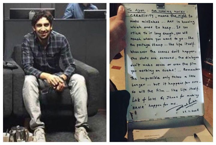 Picture: Ayan Mukerji Shares A Heartwarming Note He Received From His “Idol” Shah Rukh Khan