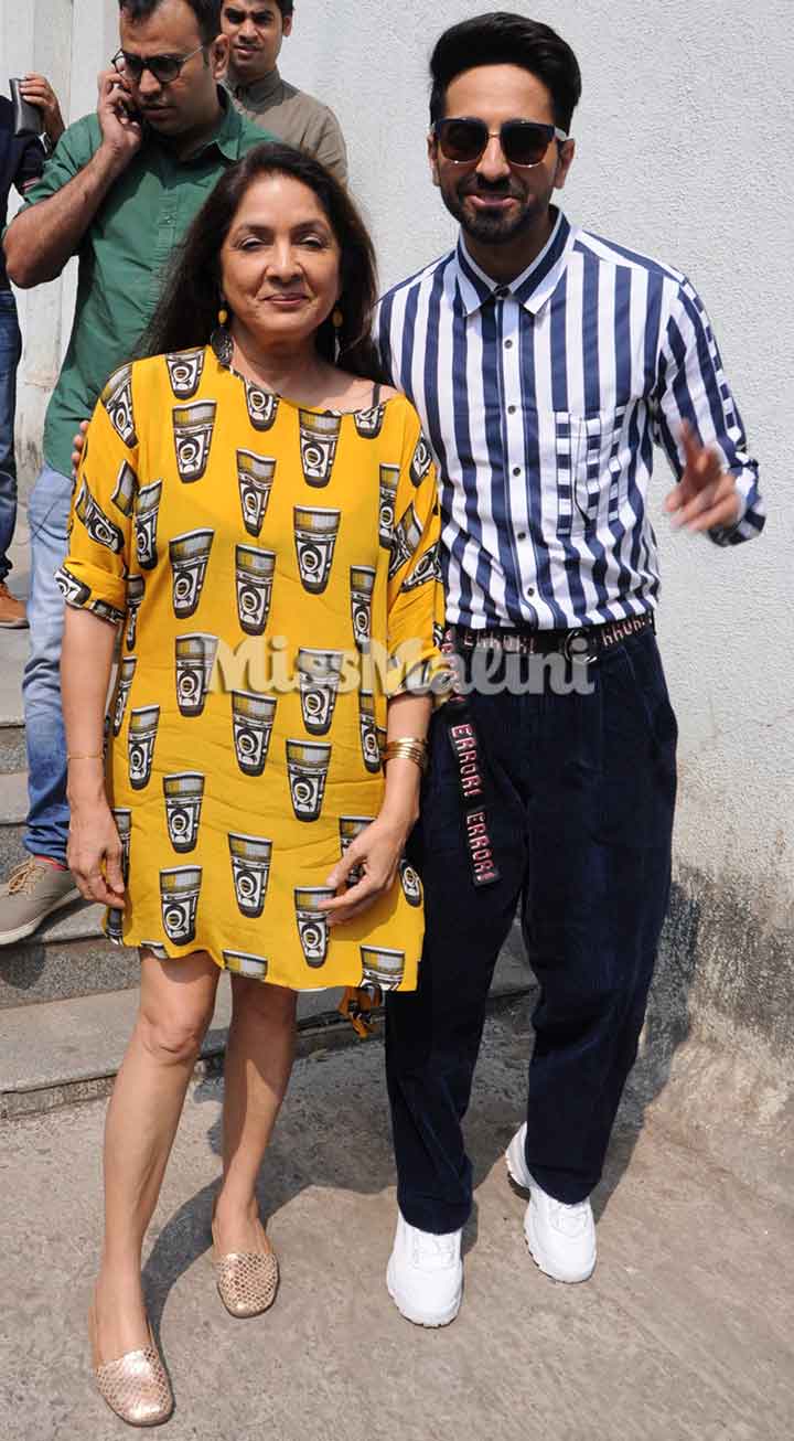 Neena Gupta and Ayushmann Khurrana