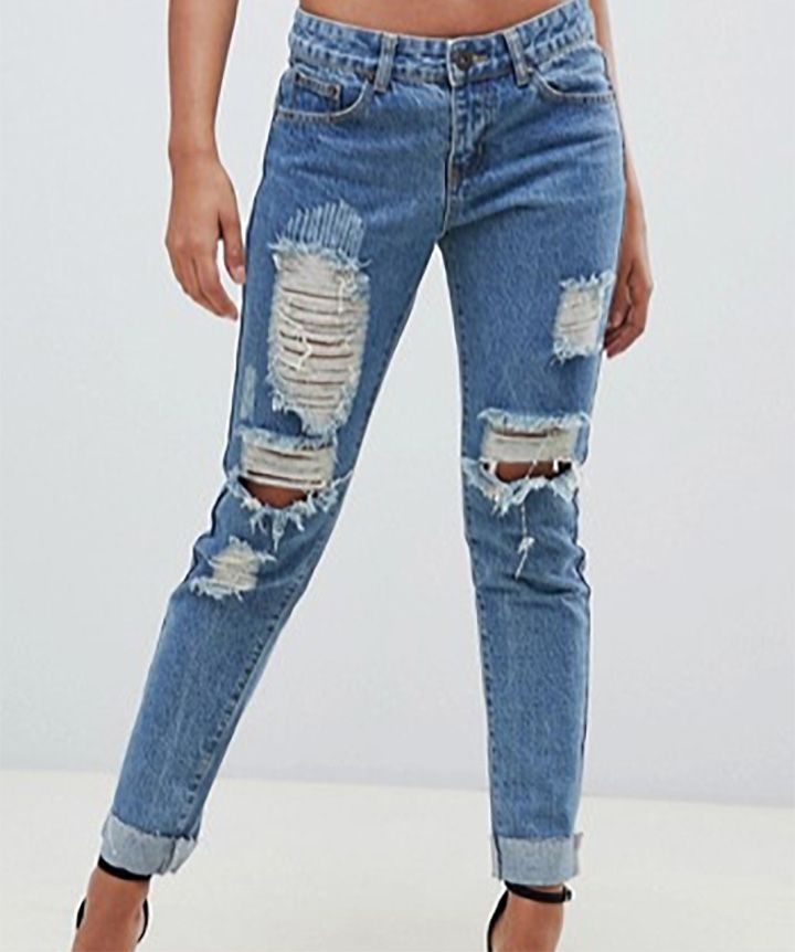 Liquor N Poker Distressed Skinny Boyfriend Jeans (Source: www.asos.com)