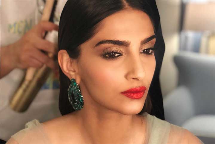 The Best Red Lipstick For Indian Skin Tones According Sonam Kapoor’s Makeup Artist