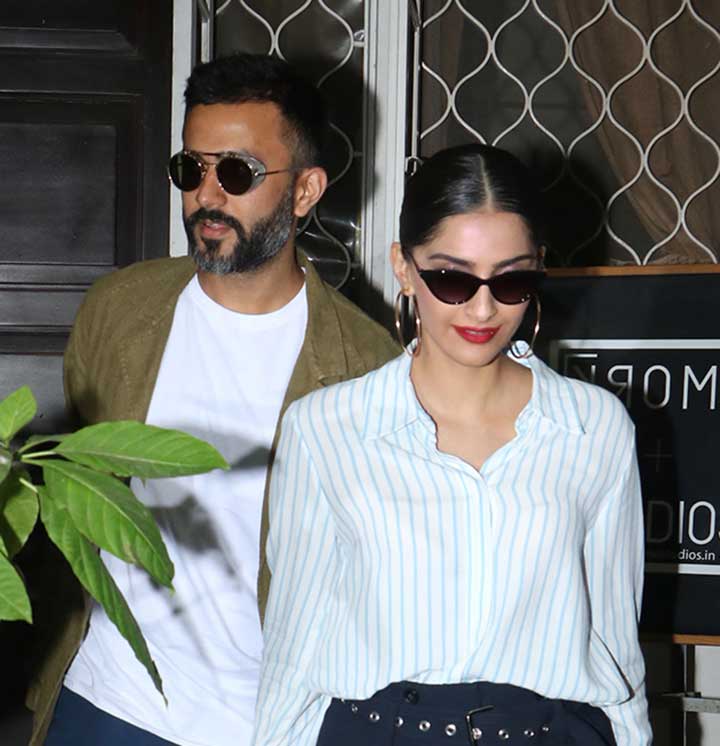 Sonam Kapoor Borrows Anand’s Shirt & Styles It Like A True Fashionista