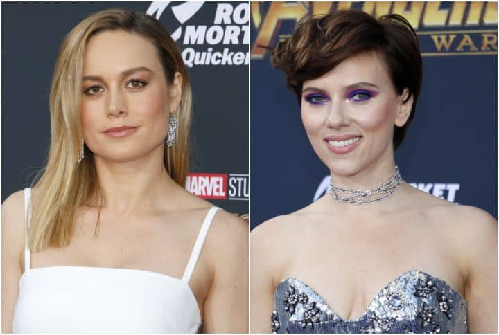 Brie Larson &#038; Scarlett Johansson Just Wore Their Own Infinity Gauntlets To The Premiere Of Avengers Endgame