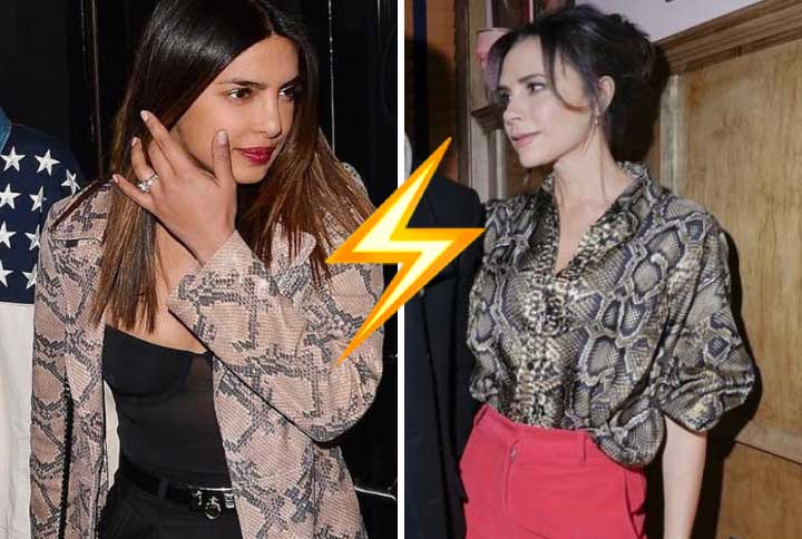 Priyanka Chopra Or Victoria Beckham: Who Wore This Season’s Trendiest Print Better?