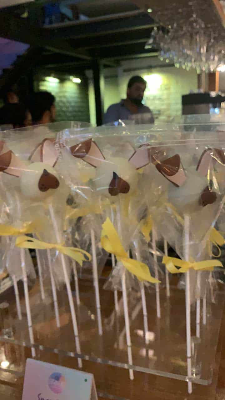 Snapchat themed desserts at Malini's Girl Tribe X Snapchat's BRAVE