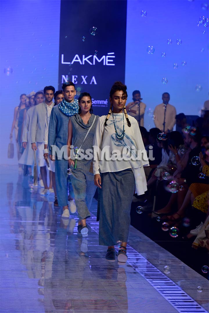 Eleven Eleven at Lakme Fashion Week WF'19 in Mumbai | Source: Viral Bhayani