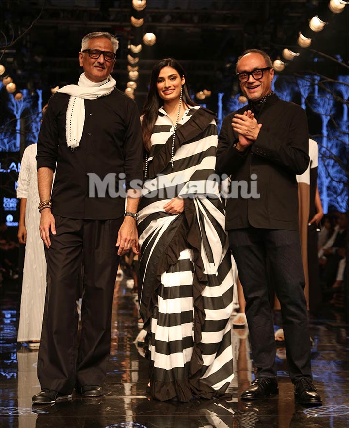 Athiya Shetty for Abraham & Thakore at Lakme Fashion Week WF'19 in Mumbai | Source: Yogen Shah
