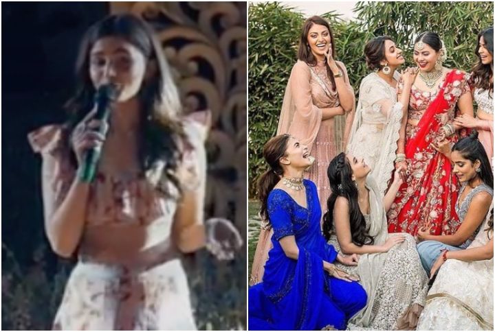 Video: Alia Bhatt Gets Nostalgic During Her Speech At Childhood BFF’s Recent Wedding