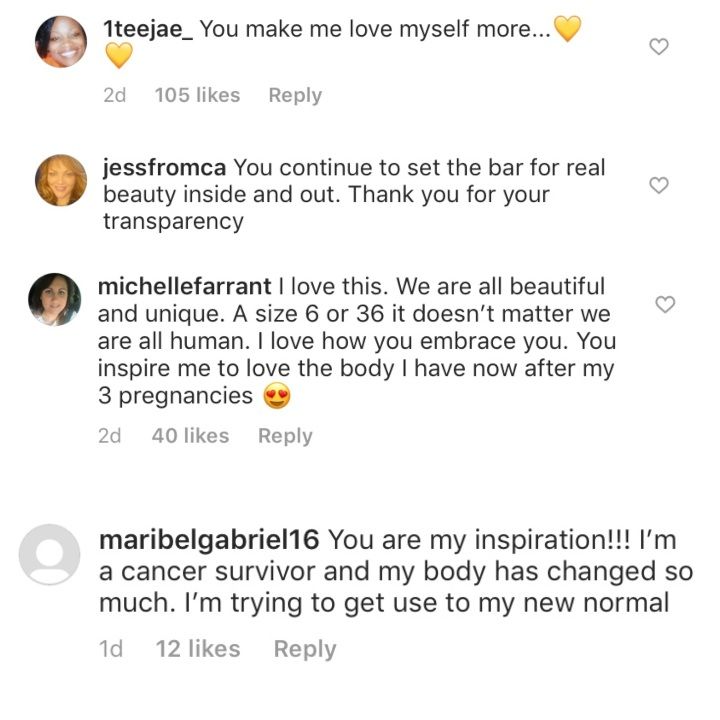 Comments on Ashley Graham's Instagram (Source: Instagram | @ashleygraham)