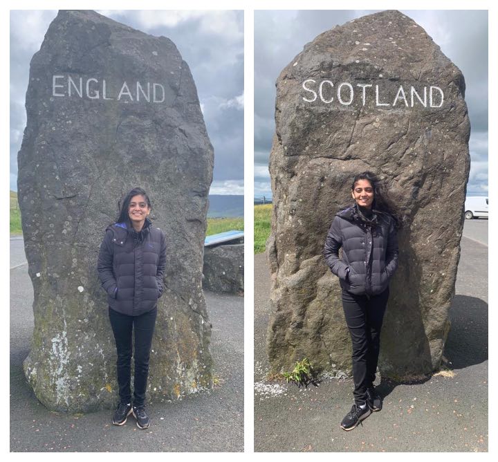 Border Separating England And Scotland