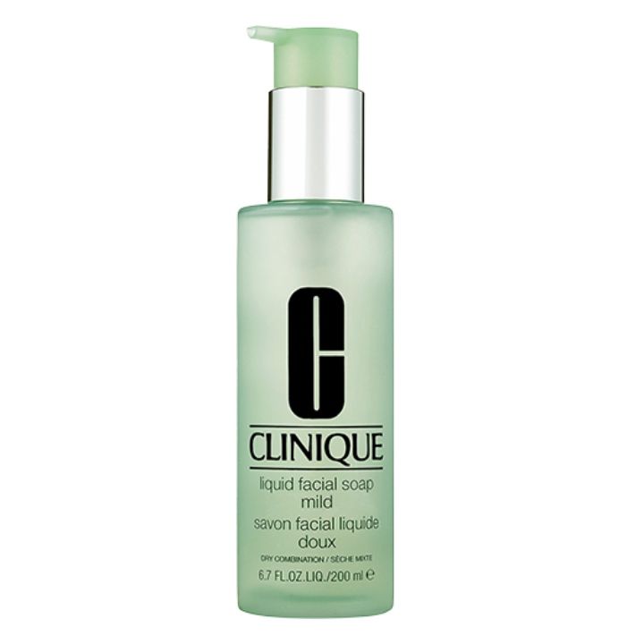 Clinique Liquid Facial Soap Mild - Dry Combination | (Source: www.clinique.com)