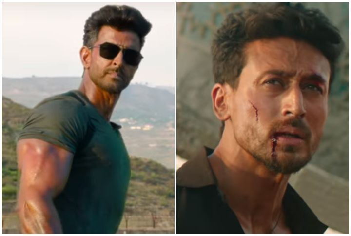Hrithik Roshan and Tiger Shroff in stills from the trailer of War