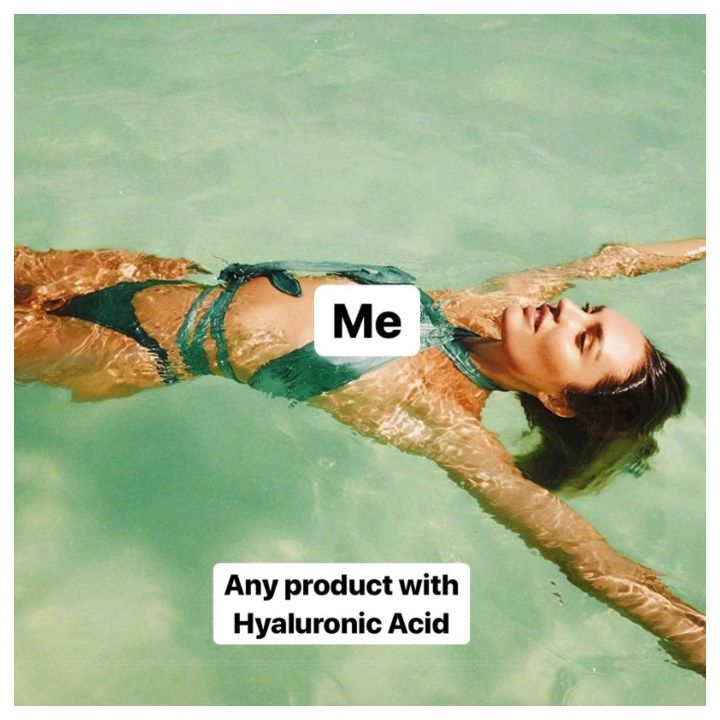 Hyaluronic acid meme Source: (Instagram | @angelcandices)