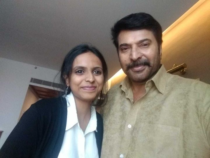 With Mammootty