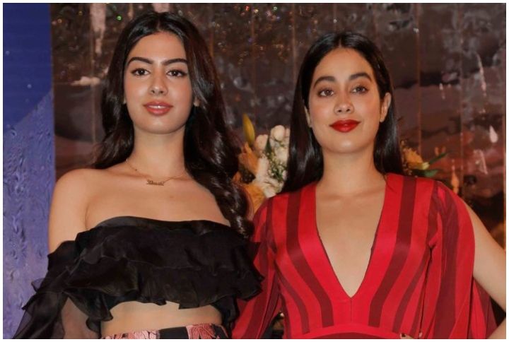 Janhvi Kapoor Turns Make-Up Artist For Sister Khushi Kapoor