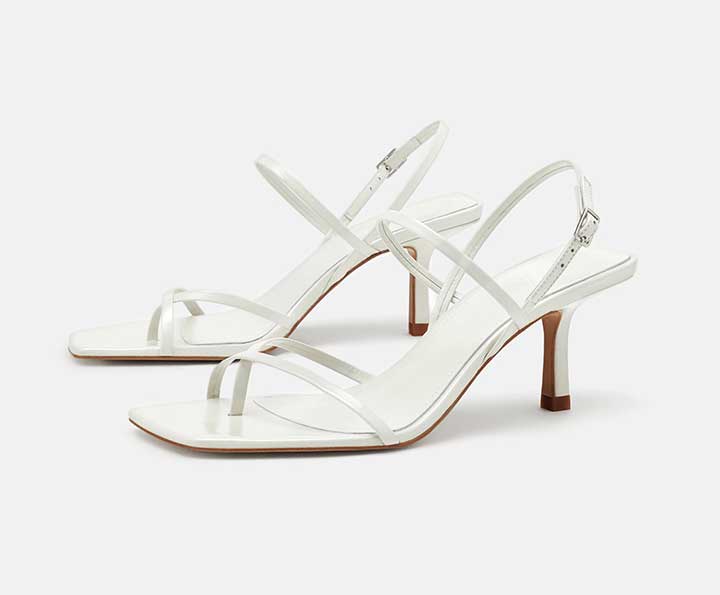 Mid-Heel Strappy Leather Sandals (Source: Zara.com)