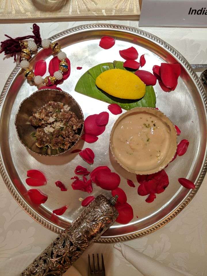 The dessert at the 'Begum ki Daawat'