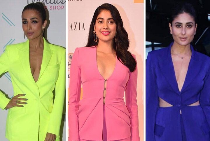 Shirtless Pantsuits Are In & These Celebrity Photos Are Proof