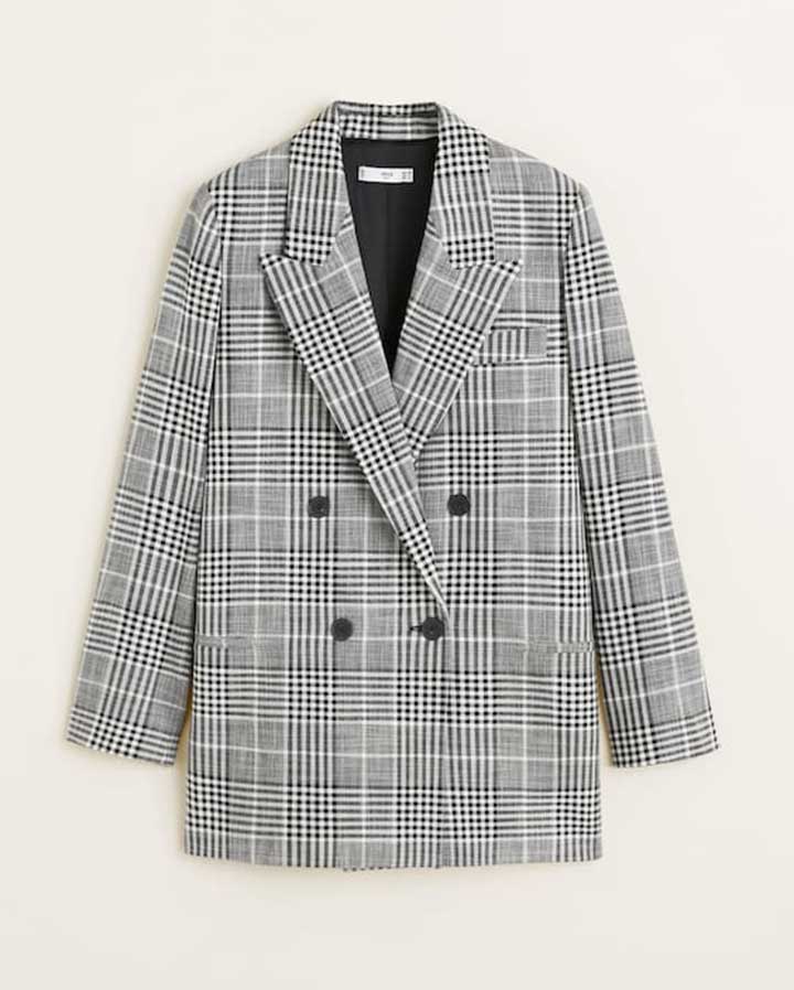Check Suit Blazer (Source: mango.com)