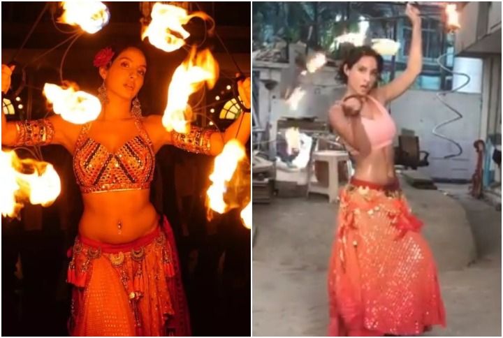 Nora Fatehi Shares Her BTS Video Of Learning Fire Dance For O Saki Saki