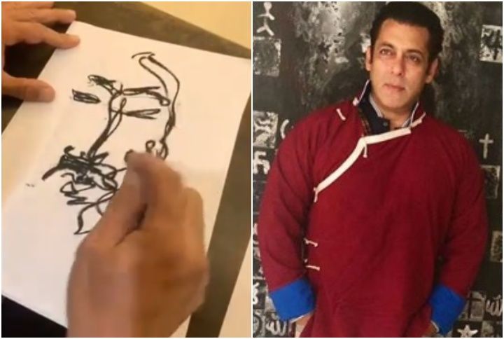 Salman Khan Shares A Video Of Him Sketching And Gets Nostalgic