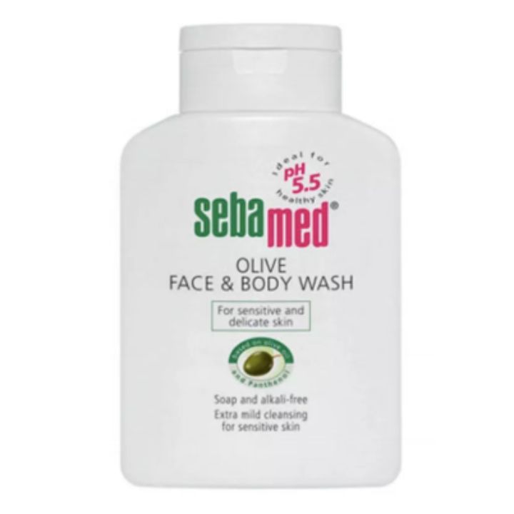 Sebamed Olive Face and Body Wash Ph 5.5 | (Source: www.nykaa.com)