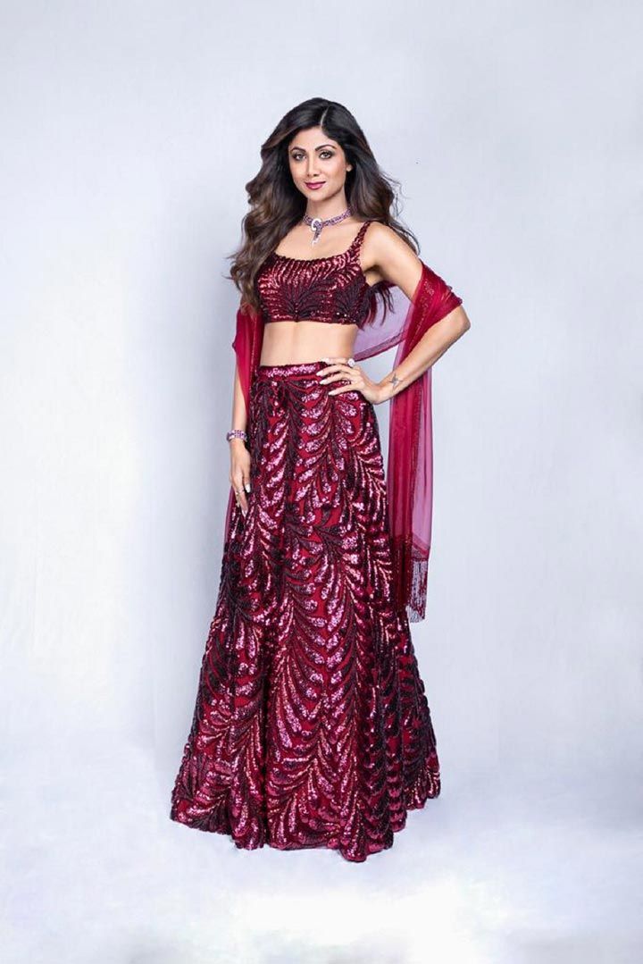 Shilpa shetty shop in lehenga