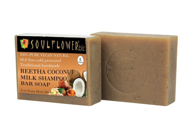 Soulflower Reetha Coconut Milk Shampoo Bar | (Source: www.amazon.in)