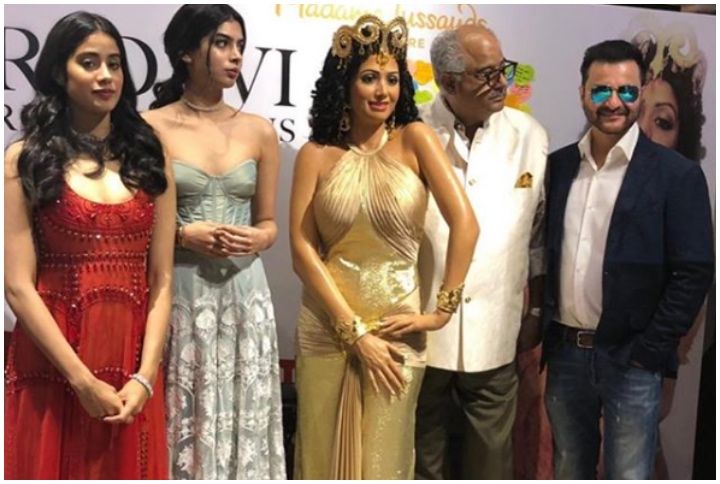 Actress Sridevi’s Family Unveil Her Wax Statue At Madame Tussauds Singapore