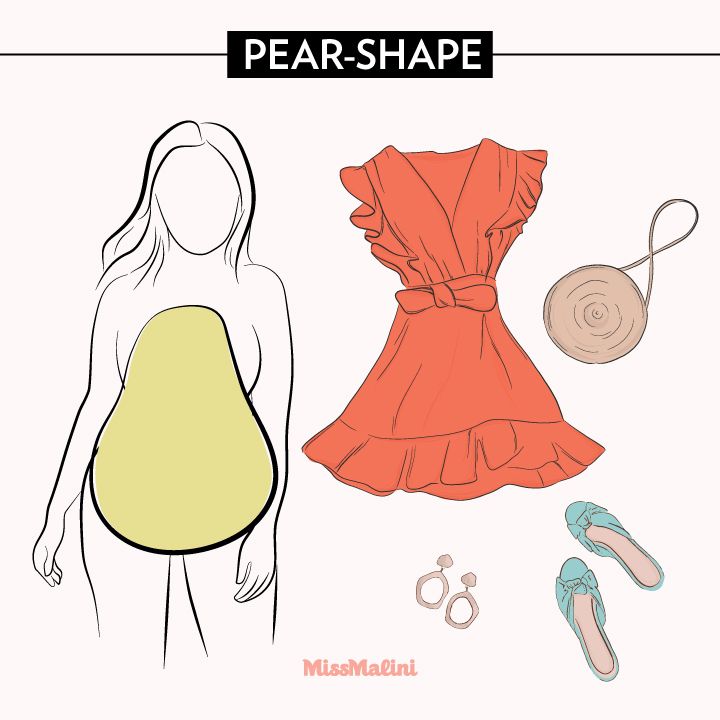Styling for pear body shape