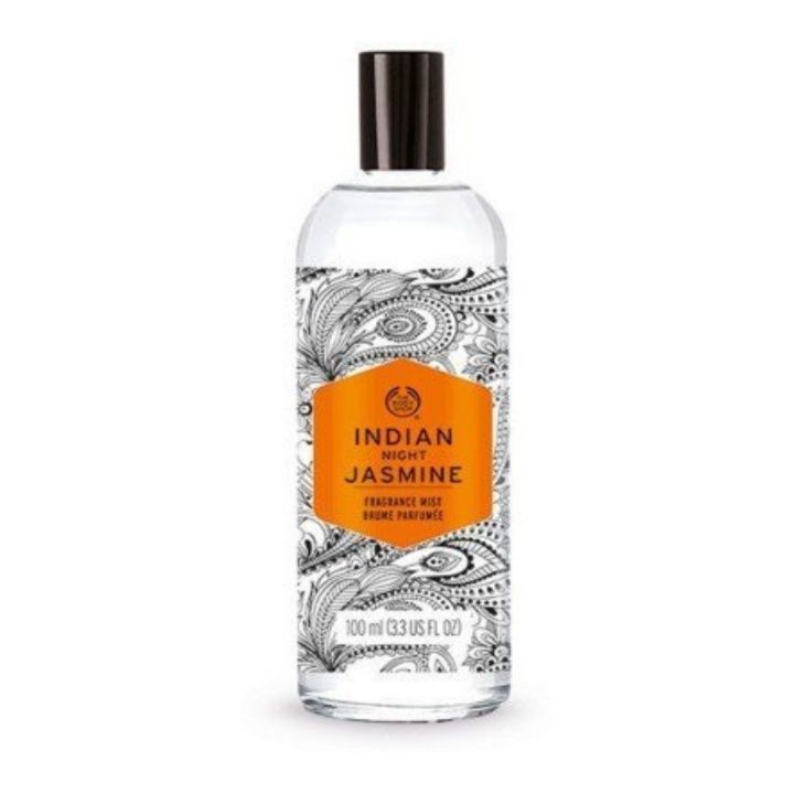 The Body Shop, Indian Night Jasmine Fragrance Mist | (source | www.thebodyshop.in) Affordable Perfumes