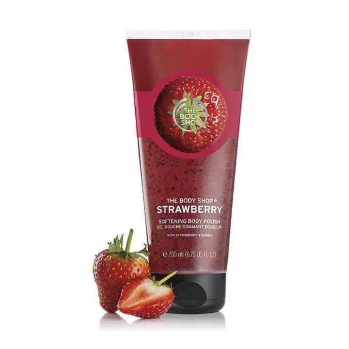 The Body Shop Strawberry Body Polish Scrub | (Source: www.thebodyshop.com)