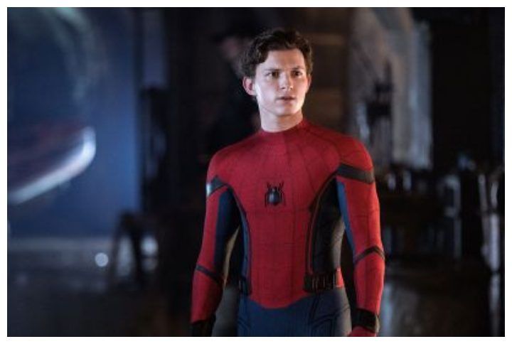 Tom Holland in a still from Spider-Man Homecoming