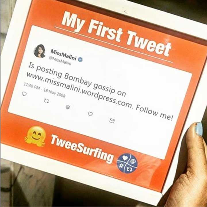First tweet on Twitter