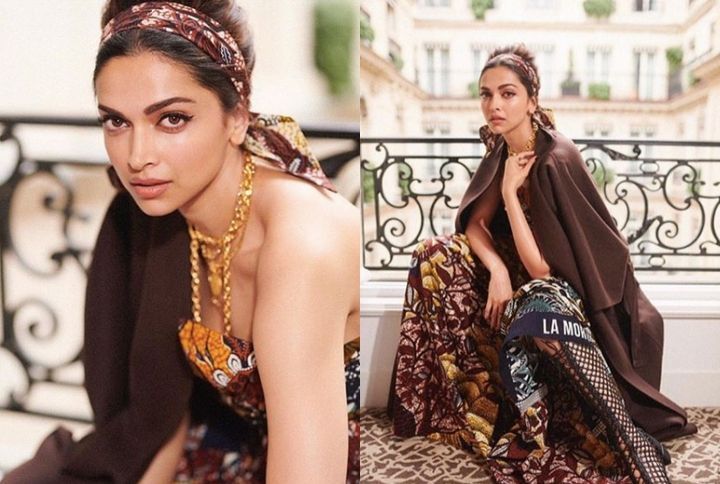 Deepika Padukone Pulls Off A Vintage Glam Look For Her Debut At Paris Fashion Week