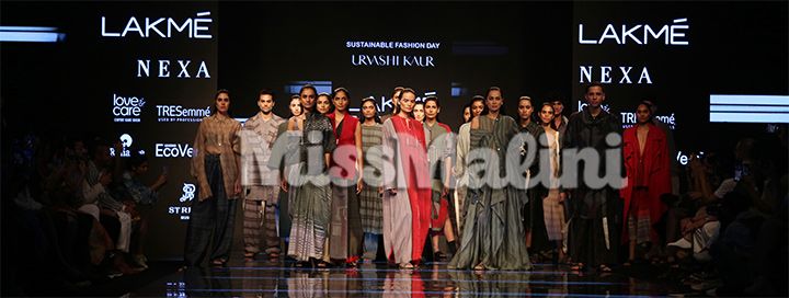 Urvashi Kaur at Lakme Fashion Week WF'19 in Mumbai | Source: Yogen Shah