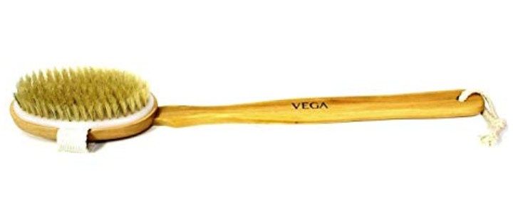 Vega Bristle Bath Brush | (Source: www.amazon.in)