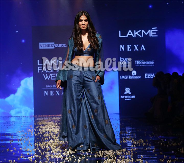 Malavika Mohanan for VineetRahul at Lakme Fashion Week WF'19 in Mumbai | Source: Yogen Shah