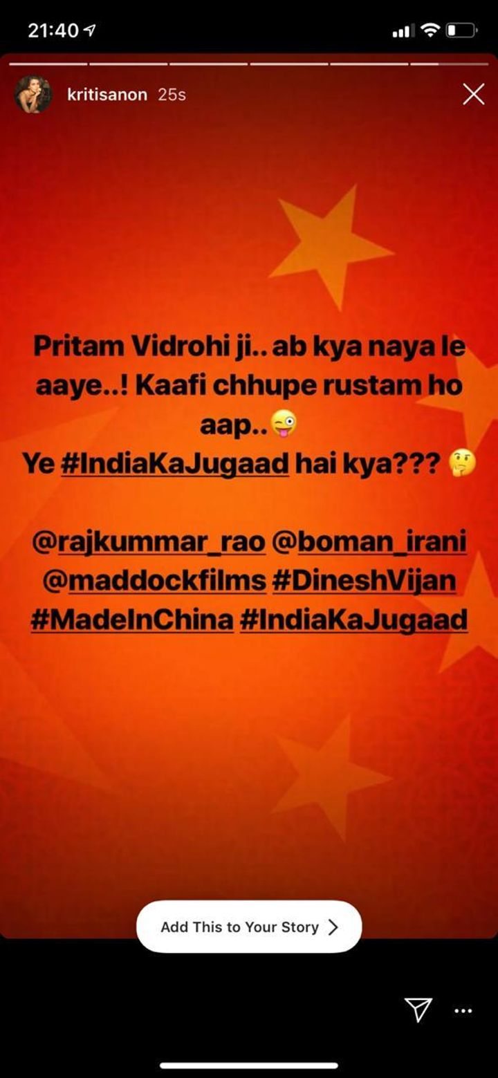 Made In China (Source: Instagram | @kritisanon)