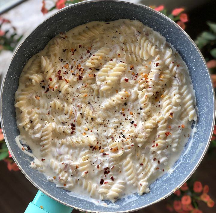 Fusilli Alfredo Pasta By Vidhi Doshi