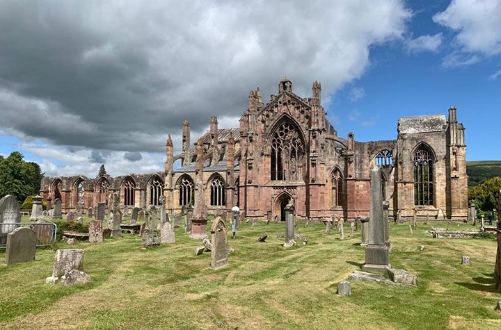 Melrose Abbey, Scotland